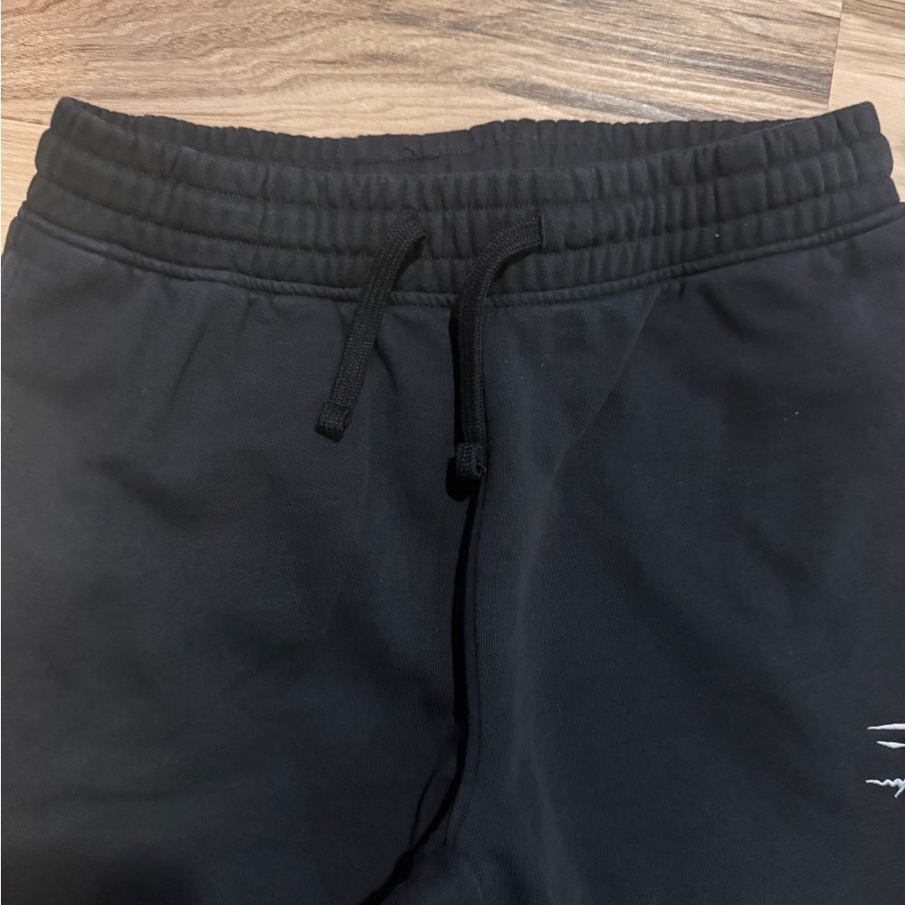 Gymshark Black Joggers with White Logo - Picture 4 of 5